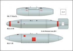  Hasegawa 1/72 Aircraft weapons -1 ( 35001) X72-1