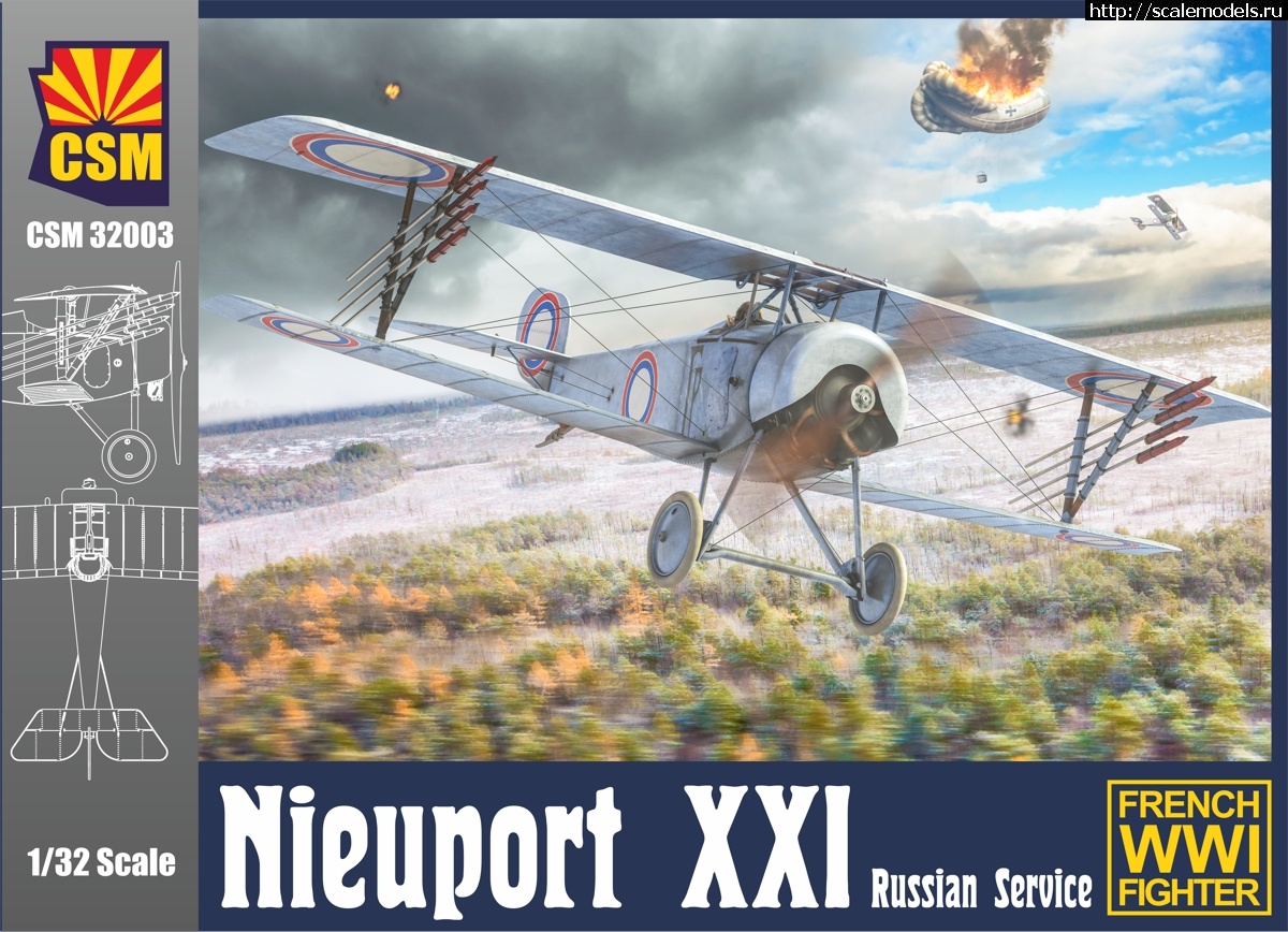 1683487631_CSM32-003.jpg : CSM 1/32 Nieuport XXI   !  
