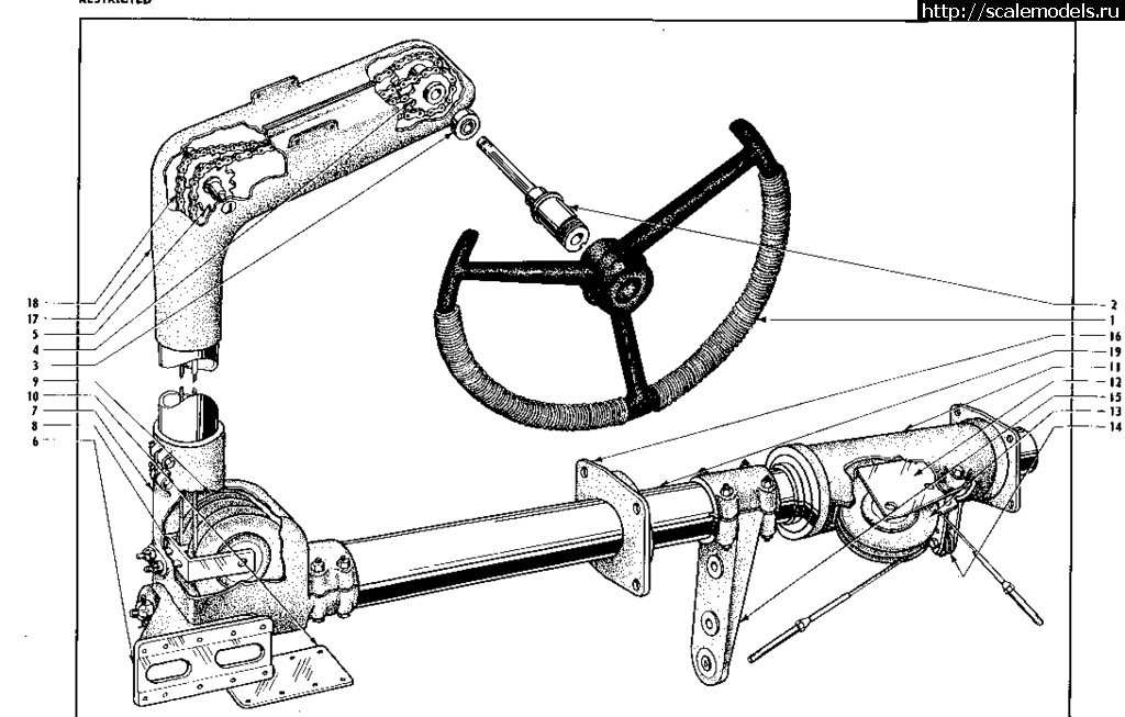 1684567454_Ventura_Control_Column_Drawing.jpg : #1787230/ PV-1 VENTURA 1/48 Revell  