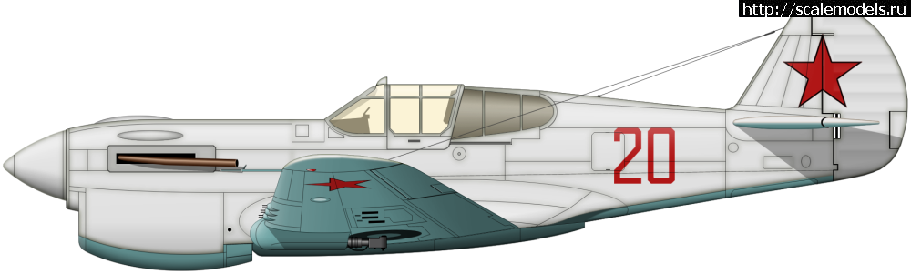 1686716568_p40e_20_m-105_prof.png : #1790299/ 1:72 AZmodel   P-40 -105  