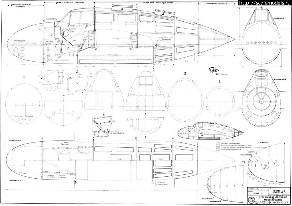 1687951370_G1_plans02.jpg : #1791760/ Fokker G-1A  .  