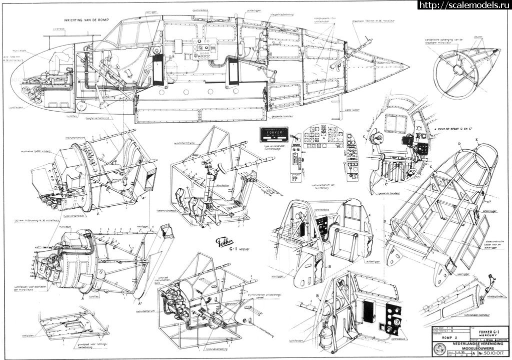 1687951371_G1_plans03.jpg : #1791760/ Fokker G-1A  .  