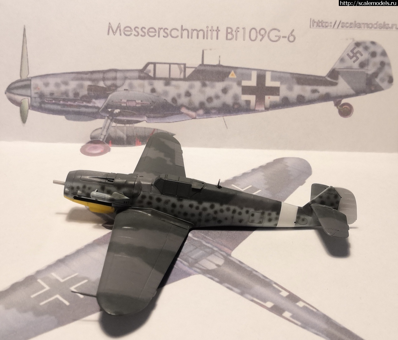 1688130413_IMG_20230630_175523.jpg : #1791952/ Bf-109 g-6 (Bartels) FineMolds 1/72.   