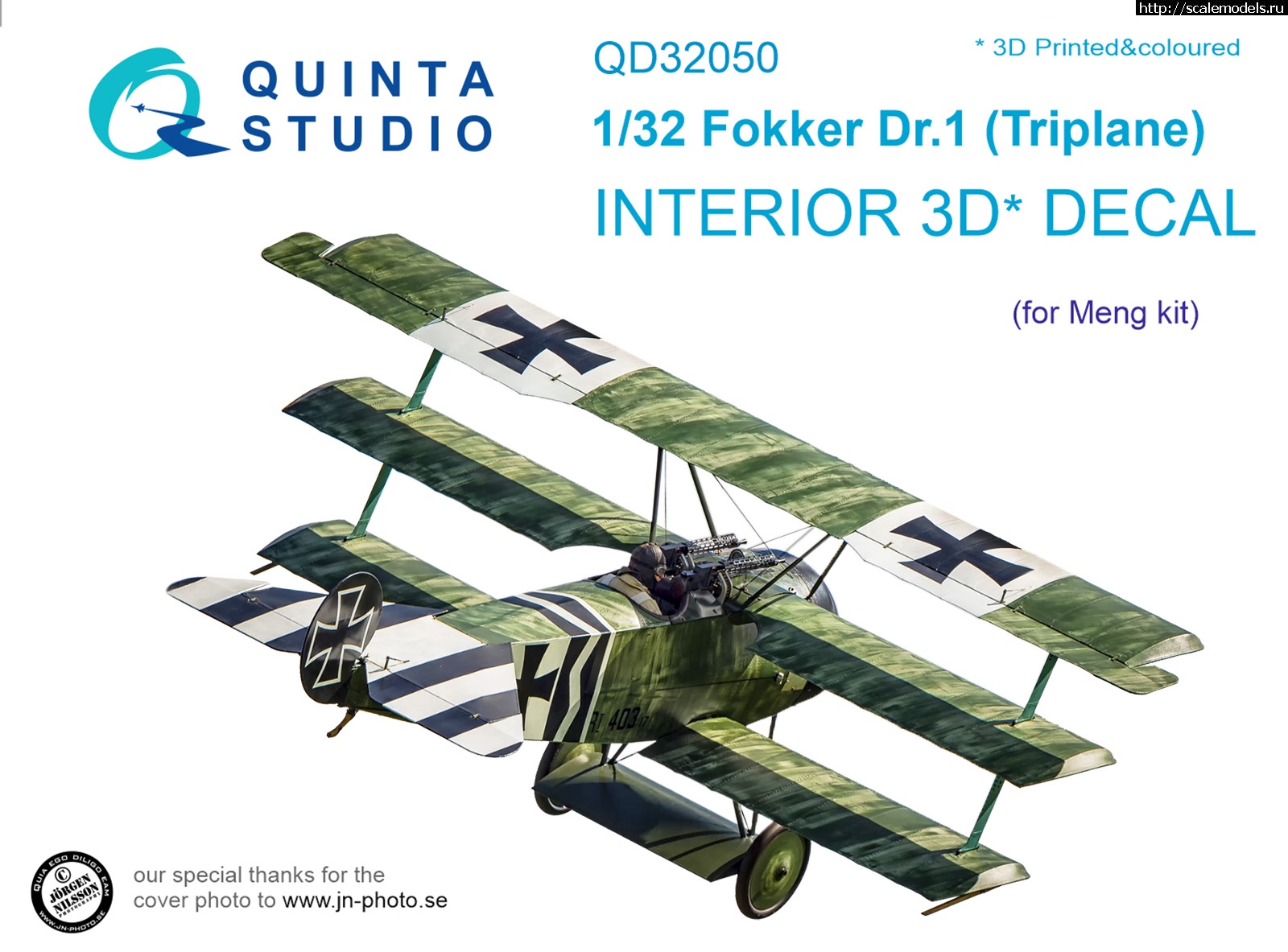 1695584003_QD32050-Cover.jpg : Meng 1/32 Fokker Dr. I    