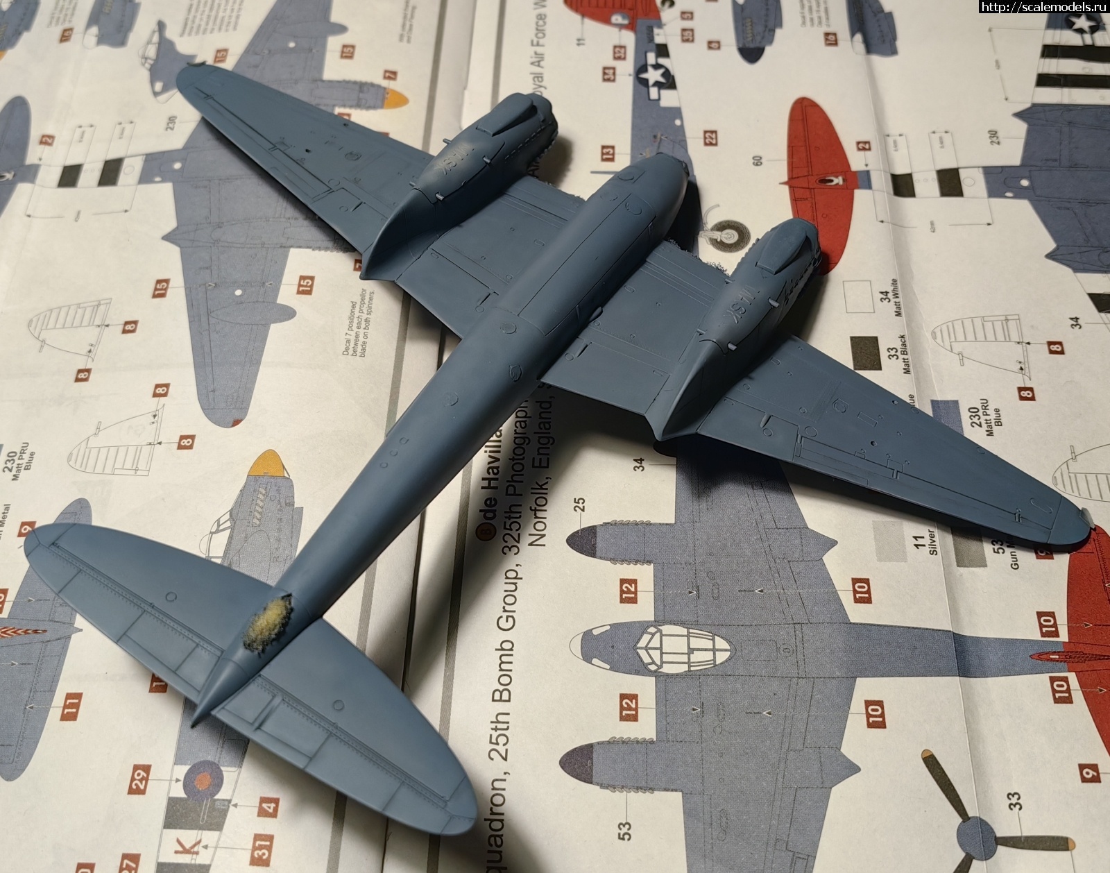 1697372911_IMG_20231015_172545_edit_715421599635941.jpg : #1803493/ De havilland Mosquito Pr. XVI Airfix 1/72   