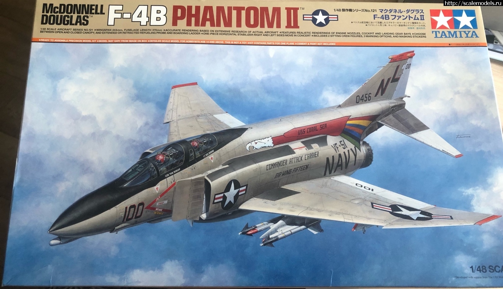 1707757250_dODqXMvZoOs.jpg : McDonnell Douglas F-4B Phantom II TAMIYA 1:48   