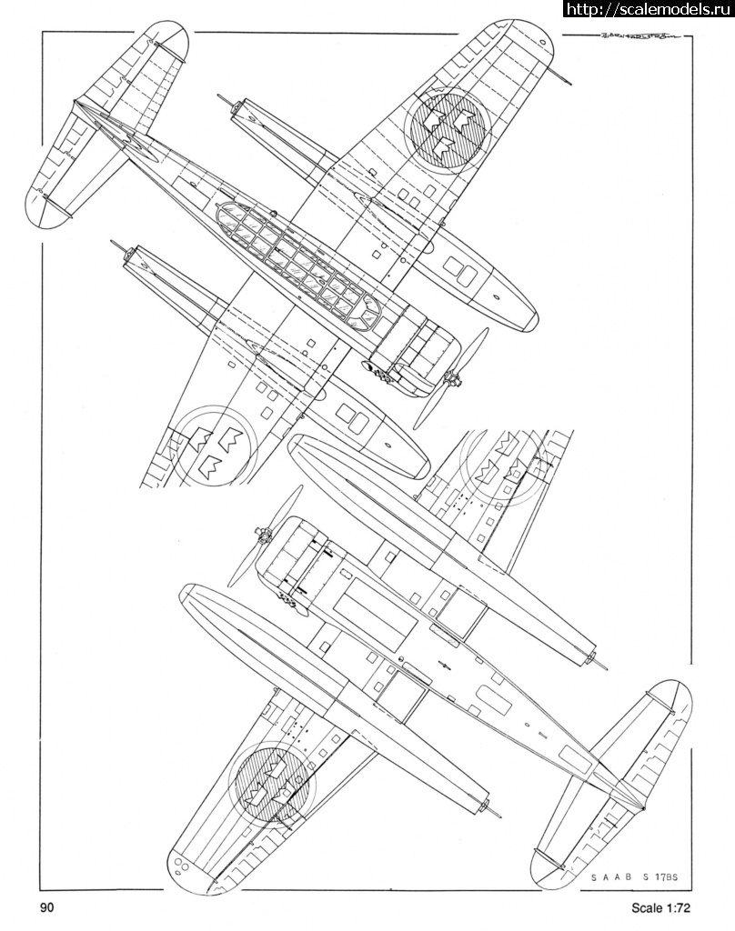 1708980994_Flygplansritningar-4_-Svenska-Flygvapnets-Spaningsflygplan-1926-86--PDFDrive--91.jpg : #1821283/ Saab S 17BS 1/72 Marivox  