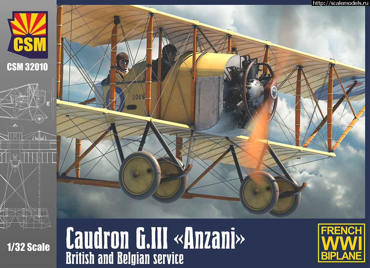 1722503511_G-3A0.jpg : Caudron G.3 100 HP Anzani. CSM 1/32  