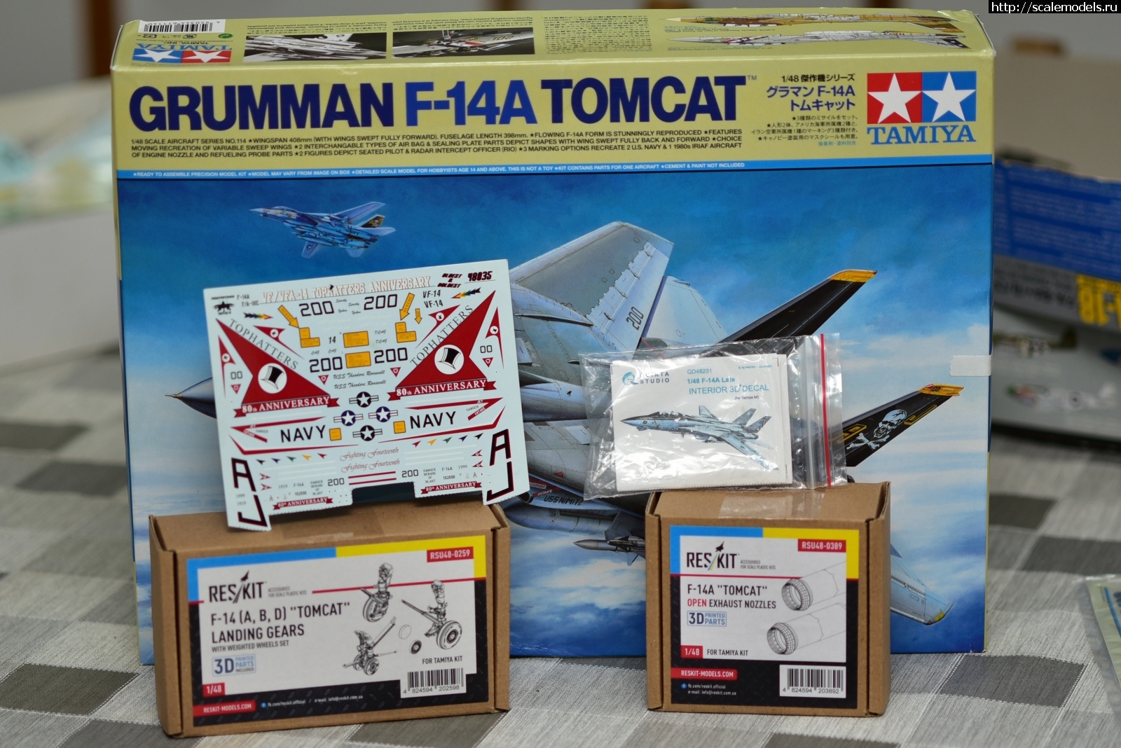 1732133061_1.jpg : F-14A Tomcat Tamiya 1/48 VFA-14 "Tophatters"  