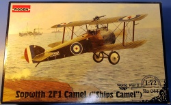 Roden 1/72 Sopwith 2F1 Ships Camel -  