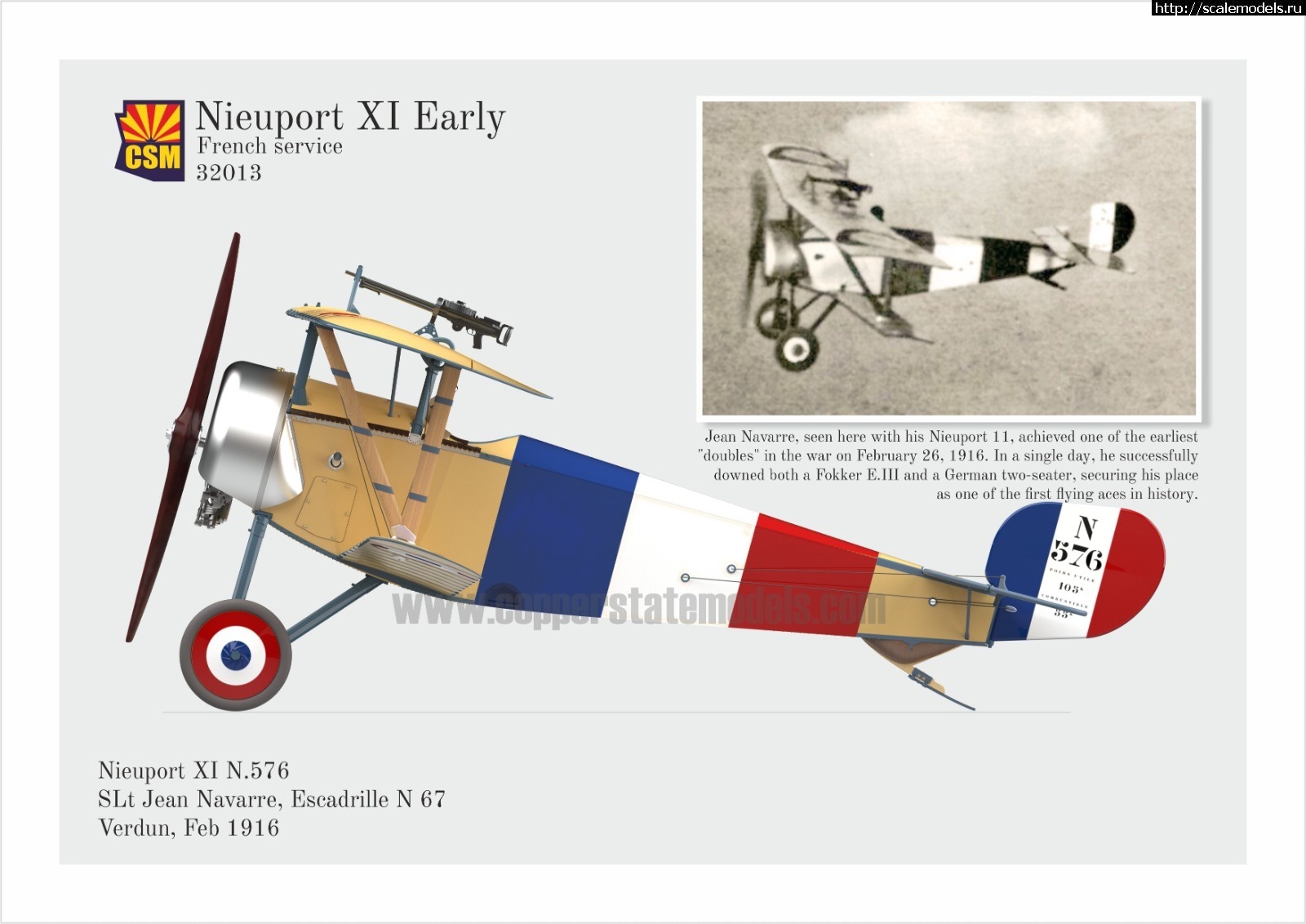 1737665204_FK1aMejXBy0.jpg : Nieuport XI Early (CSM1/32) Jean Navarre  