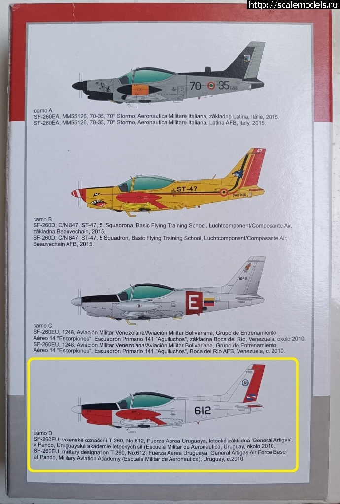 1739945797_1-3.jpg : SIAI SF-260EU & SF-260TP - 1/72  Special Hobby & KP  