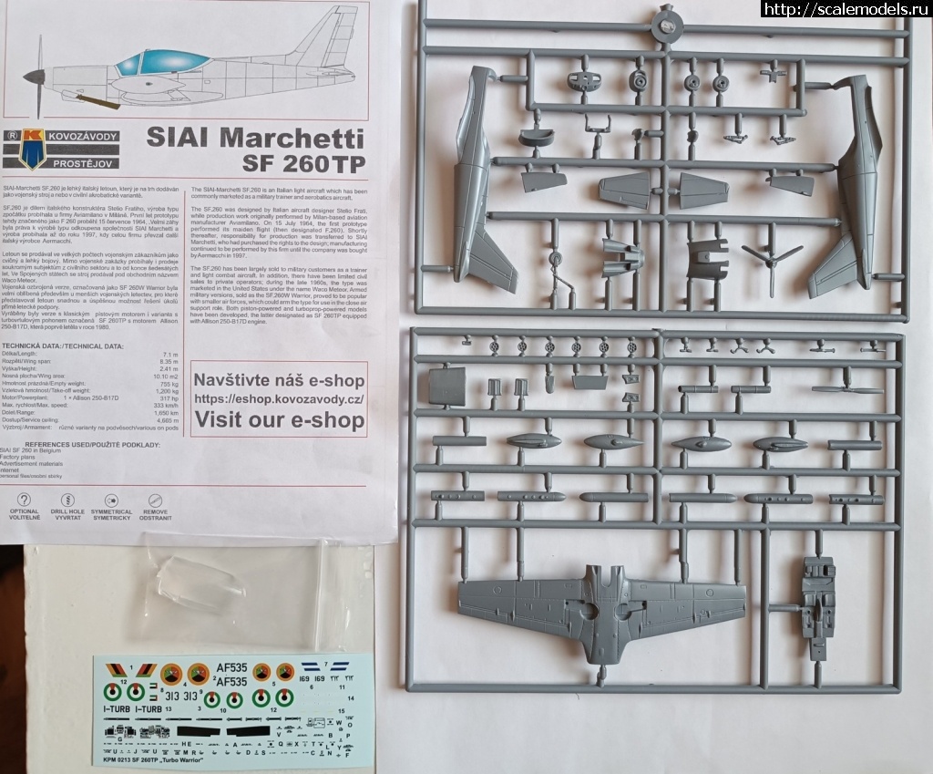 1739948538_1-4.jpg : SIAI SF-260EU & SF-260TP - 1/72  Special Hobby & KP  