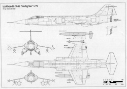  Italeri 1/72 F-104G Starfighter (.1296) - Starfighter -