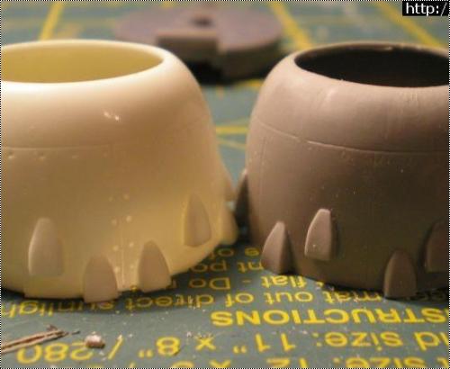  1/48 B-25 engine cowling  QuickBoost vs DMold