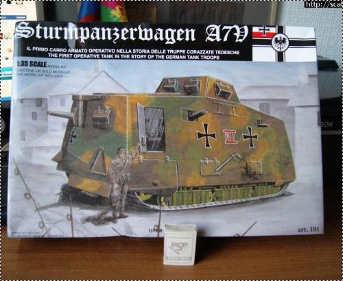 Обзор Tauro model 1/35 Sturmpanzerwagen A7V — первый танк Германии
