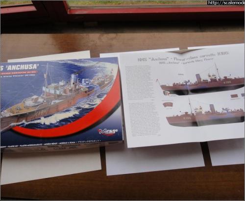  Mirage 1/350  HMS Anchusa   WEM