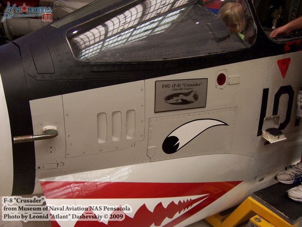 F-8 Crusader (Museum of Naval Aviation, Pensacola) : w_f8crusader_nas : 21383