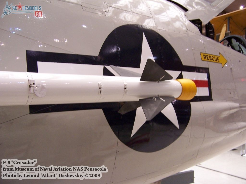 F-8 Crusader (Museum of Naval Aviation, Pensacola) : w_f8crusader_nas : 21403