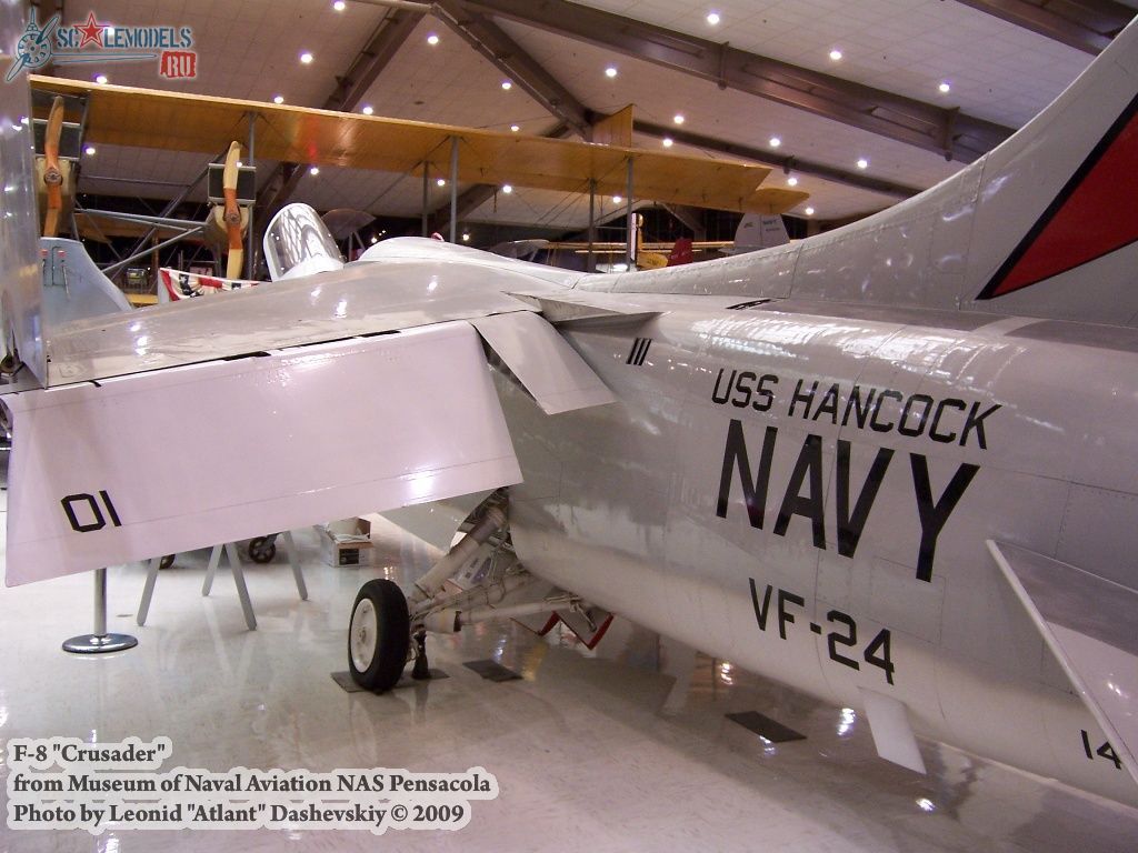 F-8 Crusader (Museum of Naval Aviation, Pensacola) : w_f8crusader_nas : 21417