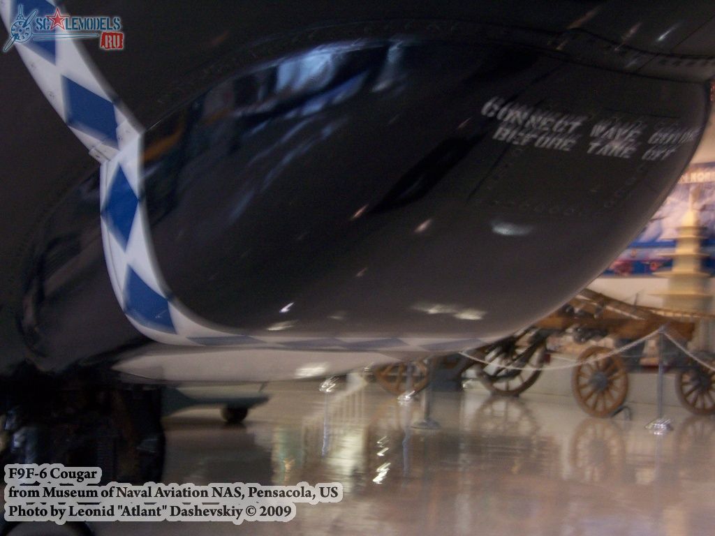 F9F-6 Cougar (Museum of Naval Aviation Pensacola) : w_f9f6cougar_nas : 22134