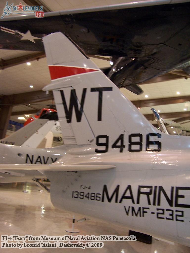 FJ-4 Fury (Museum of Naval Aviation NAS Pensacola) : w_fury_nas : 20377