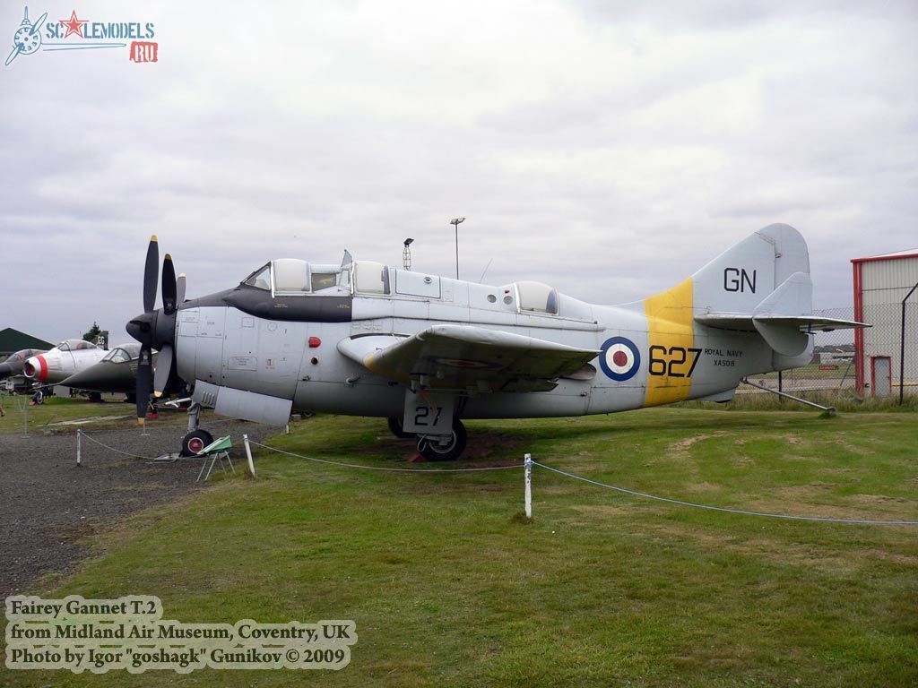 Fairey Gannet (Midland Air Museum, Coventry, UK) : w_gannet_coventry : 24358