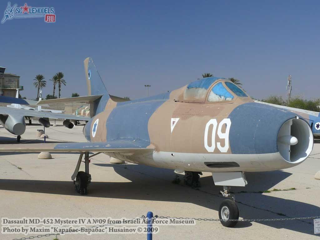 Dassault MD-452 Mystere IV A 09 (IAF Museum) : w_mystere09_iaf : 18883