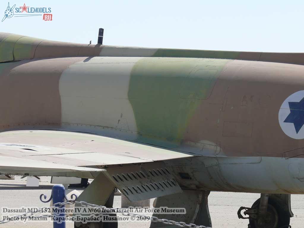 Dassault MD-452 Mystere IV A 60 (IAF Museum) : w_mystere60_iaf : 18867