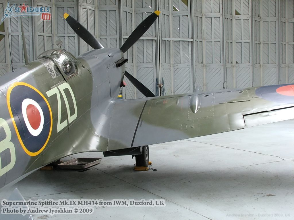 Spitfire Mk IX MH434 (IWM, Duxford) : w_spitfireIXmh434_duxford : 20828