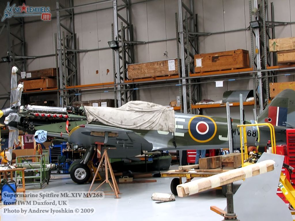 Spitfire Mk. XIV MV268 (IWM Duxford, UK) : w_spitfireXImv268_duxford : 20833