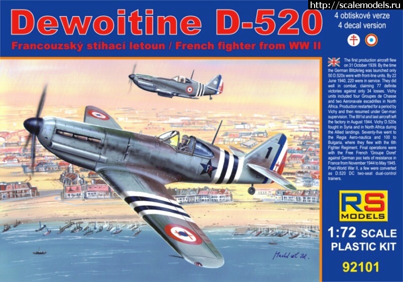 1330663161_92101a.jpg : #650639/  Hobby Boss 1/72 Dewoitine D-520...(#4989) -   