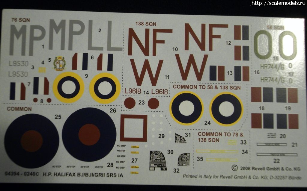 1334403118_SDC12959a.jpg : Revell 1/72 Handley Page Halifax GR.II series 1A  