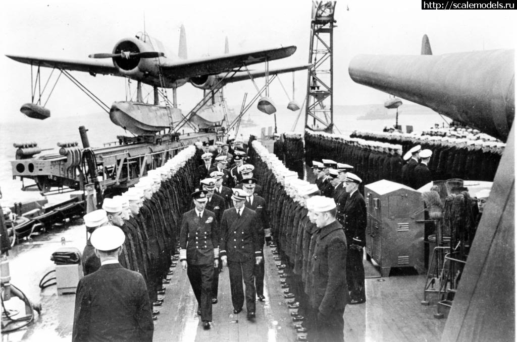 1337614099_edo014KingGeorgeVIUSNshipvisit1942.jpg : #692352/ Vought-Sikorsky Os2U "Kingfisher"+Us Katapult P-VI  
