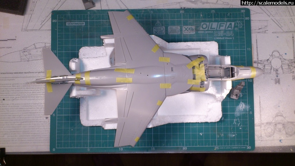 1343059998_DSC_0082.jpg : AV-8B+ Harrier Hasegawa 1/48 ()  