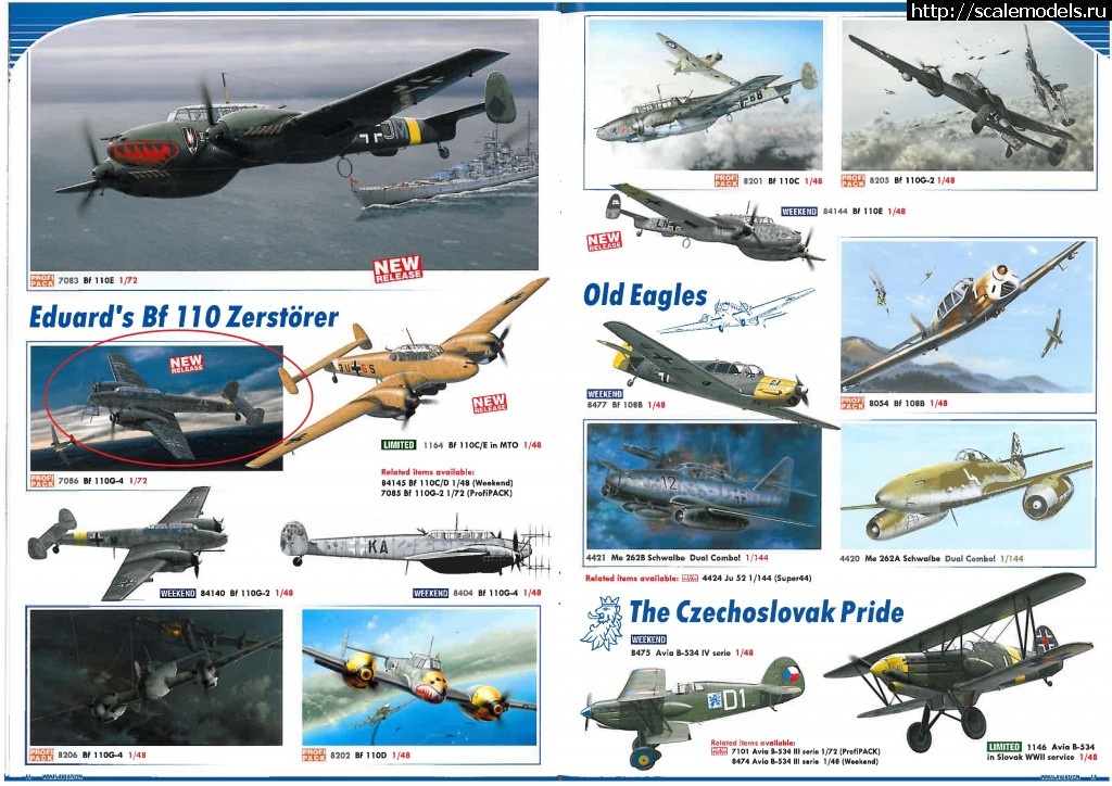 1344222591_Eduard-2012_10.jpg : #726026/ ������� Eduard: 1/72 Messerschmitt Bf...(#4829) - ���������� ������� ����