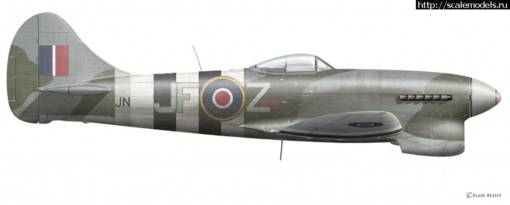 1345998989_van-Lierde.jpg : #734967/ Academy 1/72 Hawker Tempest  Mk.V(#5537) -   