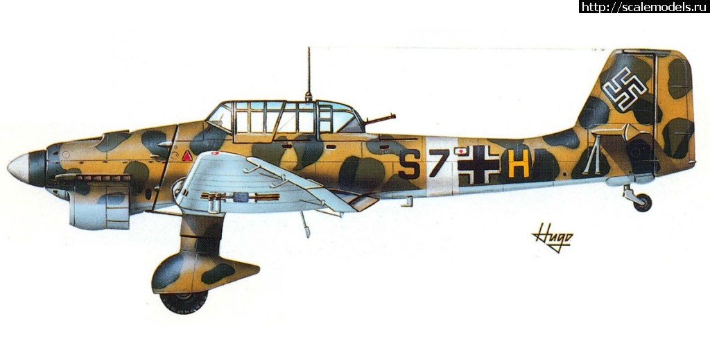 1351626946_0-Ju-87BTrop-V.jpg : #765322/ 1/48 Ju-87 B2 Stuka Italeri 2690 - !  
