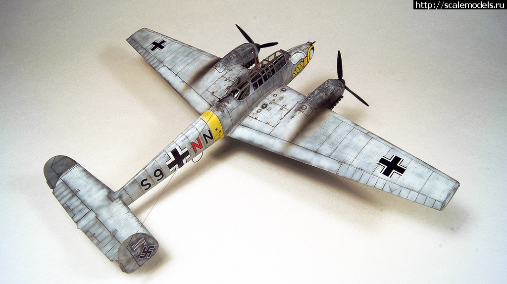 1361171273_DSC03230_1.jpg : #821206/ Bf-110E 5./ZG "Wespen" 1/72 Eduard - !  