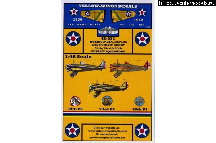1376897997_usn-north-american-snj-2-trainer-1-48-yellow-wings-aircraft-decals-48072.jpg : P-26A Peashooter 1:48 Academy - !  