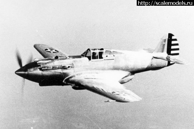 1378055394_XP-40-Config-early-No3.jpg : #908091/ Curtiss XP-40  1/72  Hobby Boss  P-40B/P-40C  