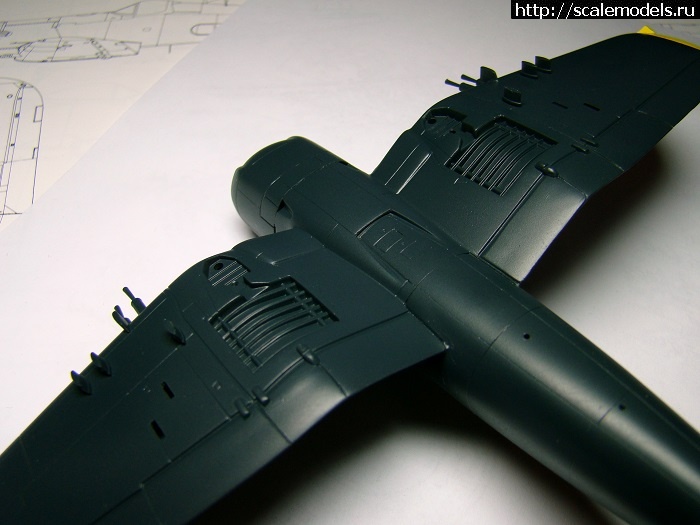 1385831667_Corsair_1_4.jpg : #945935/ F4U-5 Corsair 1/72 Revell(Italeri) - !  