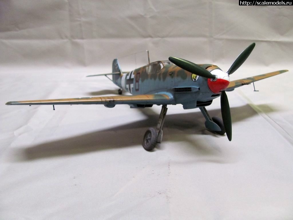 1389008200_IMG_4247.jpg : #961467/ Messerschmitt Bf 109E-4/Trop (1/32, Trumpeter) -   
