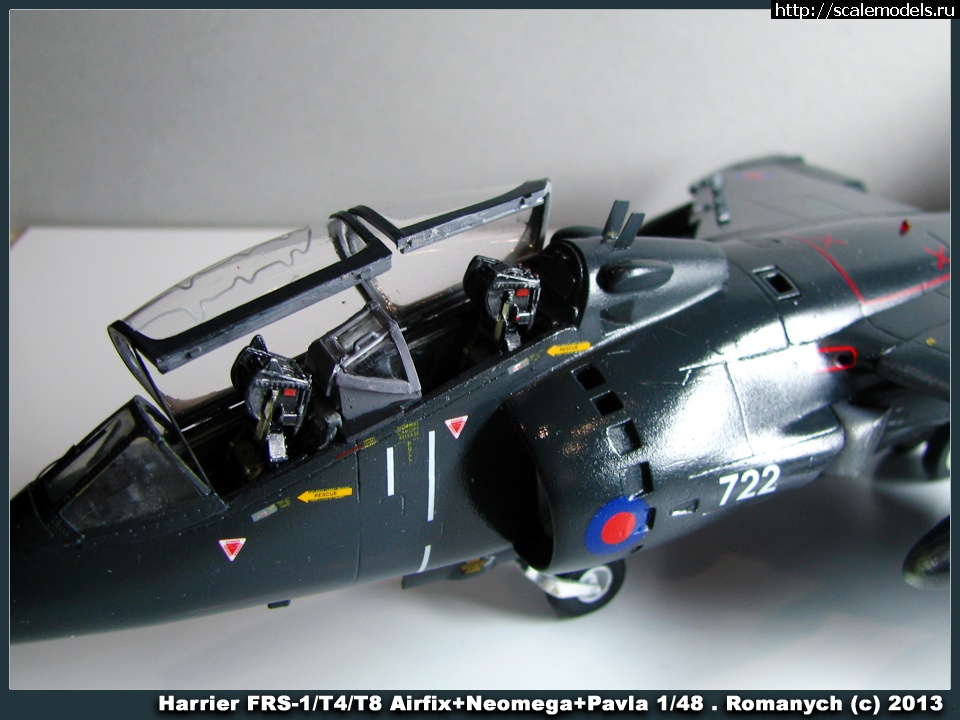 1389556249_harrier-T8_25_2014.jpg : #965149/ Airfix FRS.1+Neomega=Harrier T.8N in 1/48 ()  