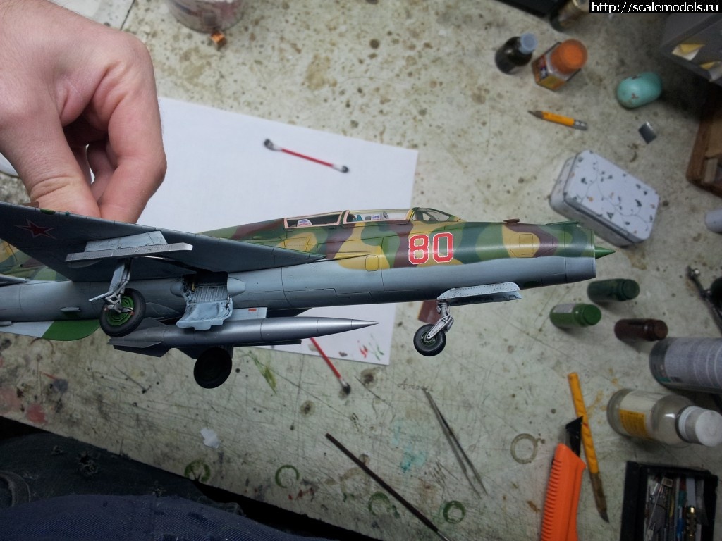 1451938044_20160104_192308.jpg : #1211208/ ���-21�� 1/48 Trumpeter ������� ����