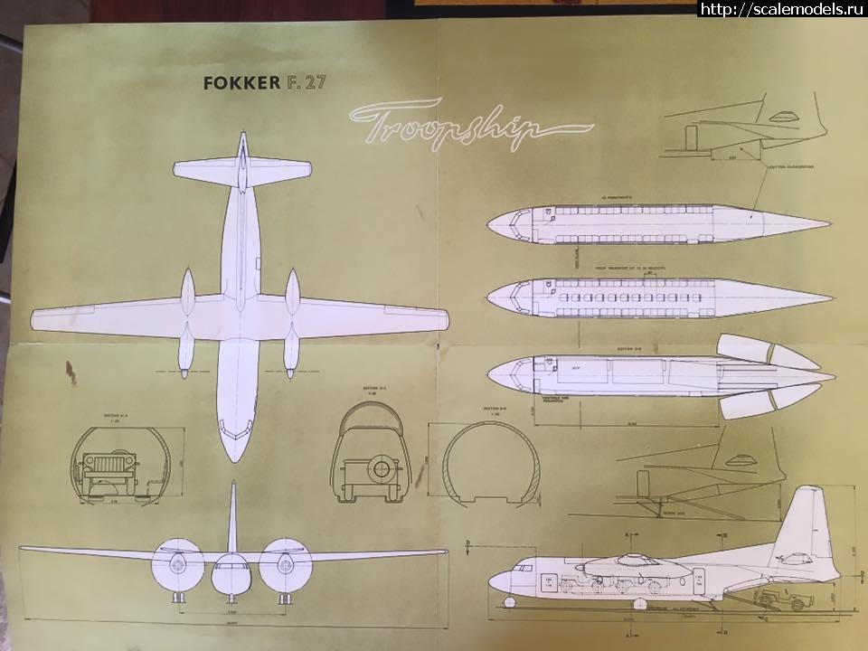 1455712906_image.jpeg : ESCI 1/72 Fokker F-27-300 -   / ESCI 1/72 Fokker F-27-300 - ...(#7870) -   