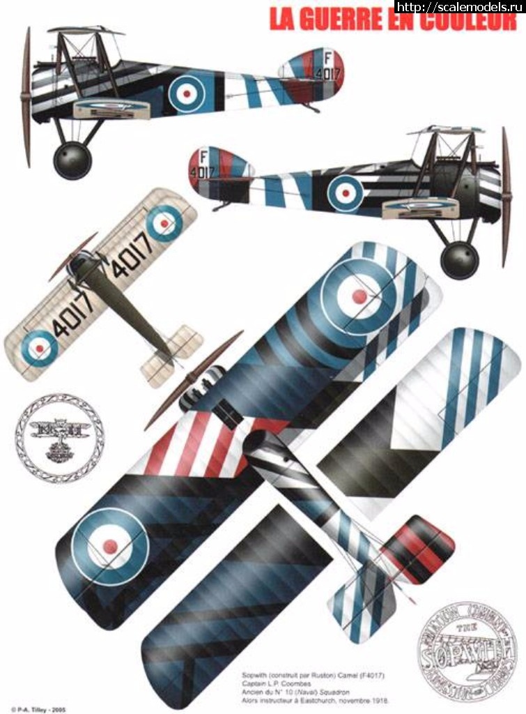 1496601326_Camel_scheme.jpg : Sopwith Camel 4017 "�����" - 1:72 ������! ������� ����
