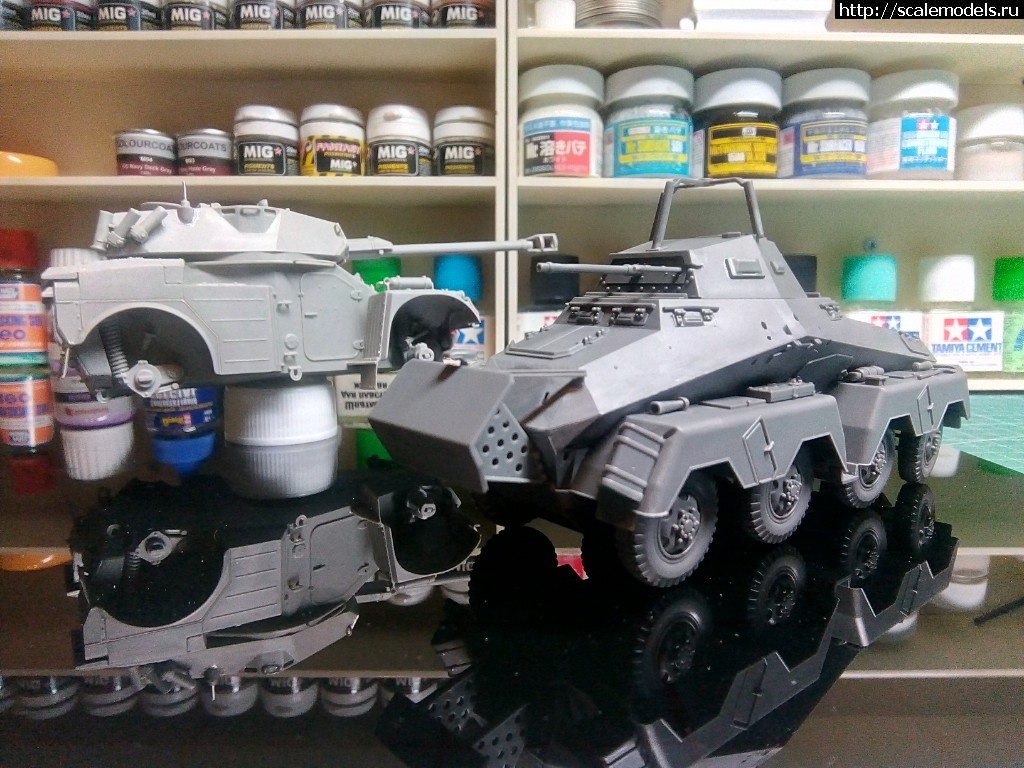 1545596608_IMG_20181008_032233.jpg : #1523974/ Tamiya 1/48 Sd.Kfz.232 - ������ ������� ����