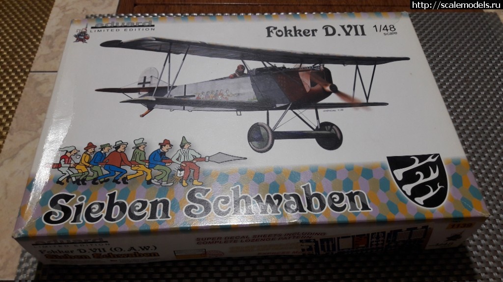 1549040765_15490407559011011537085.jpg : Eduard 1/48 Fokker D.VII "Sieben Schwaben"  