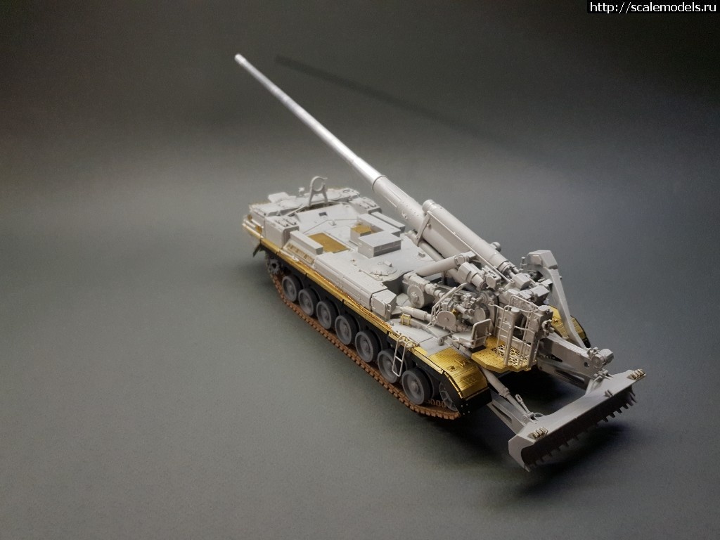 1557337569_20190508_201129.jpg : #1552780/ Trumpeter 1/35 Soviet 2S7M Self-Propelled Gun - �����! ������� ����